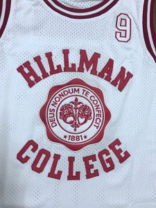 A Different World Dwayne Wayne 9 Hillman College Theater Basketball Jersey White - Image 2