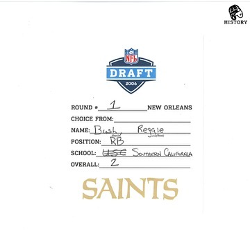 The last time a RB was taken with the 1st or 2nd pick was when the @saints drafted Reggie Bush 2nd in 2006. Will @saquon be next?