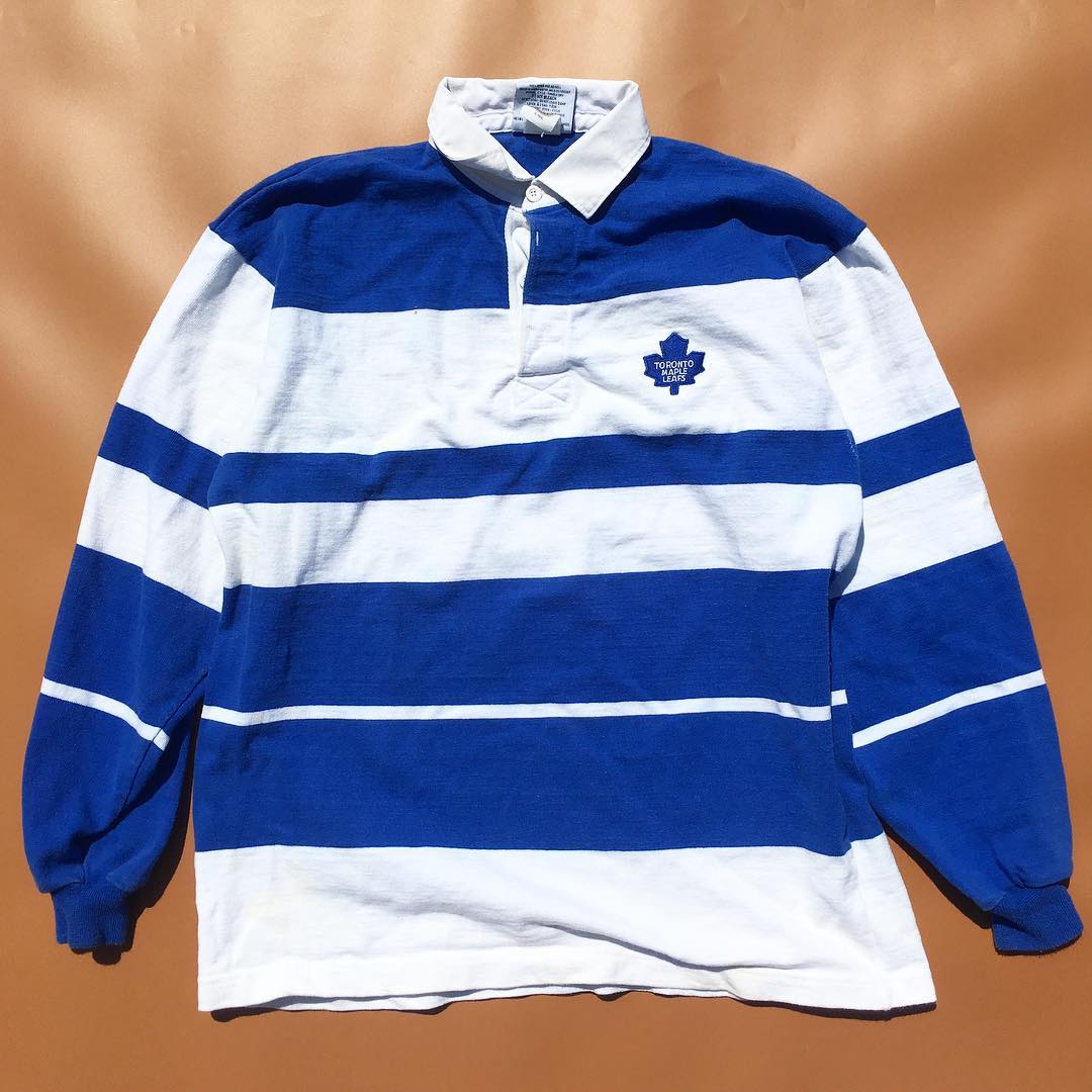 Toronto Maple Leafs Rugby Polo XL • 5starvintage.com